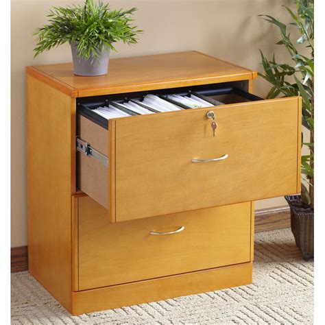 two drawer horizontal filing cabinet